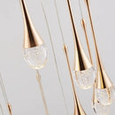 GobekUsa Crystal Bubble Ball Pendant Lights for Stairs, Dining, Living Room Decor