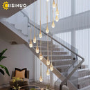GobekUsa Crystal Staircase Chandelier for Luxe Home Decor