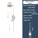 GobekUsa Crystal Staircase Chandelier for Luxe Home Decor