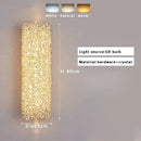 GobekUsa Crystal Beads Wall Lamp LED Light Fixture for Home Decor & Living Room