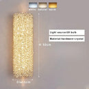 GobekUsa Crystal Beads Wall Lamp LED Light Fixture for Home Decor & Living Room
