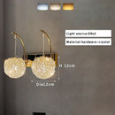 GobekUsa Crystal Beads Wall Lamp LED Light Fixture for Home Decor & Living Room
