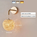 GobekUsa Crystal Beads Wall Lamp LED Light Fixture for Home Decor & Living Room