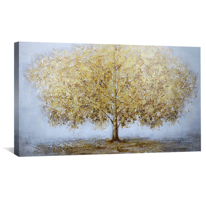 Golden Tree Oil Painting