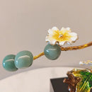 GobekUsa Golden Tree Plum Blossom Crystal Handicraft Décor for Home Settings