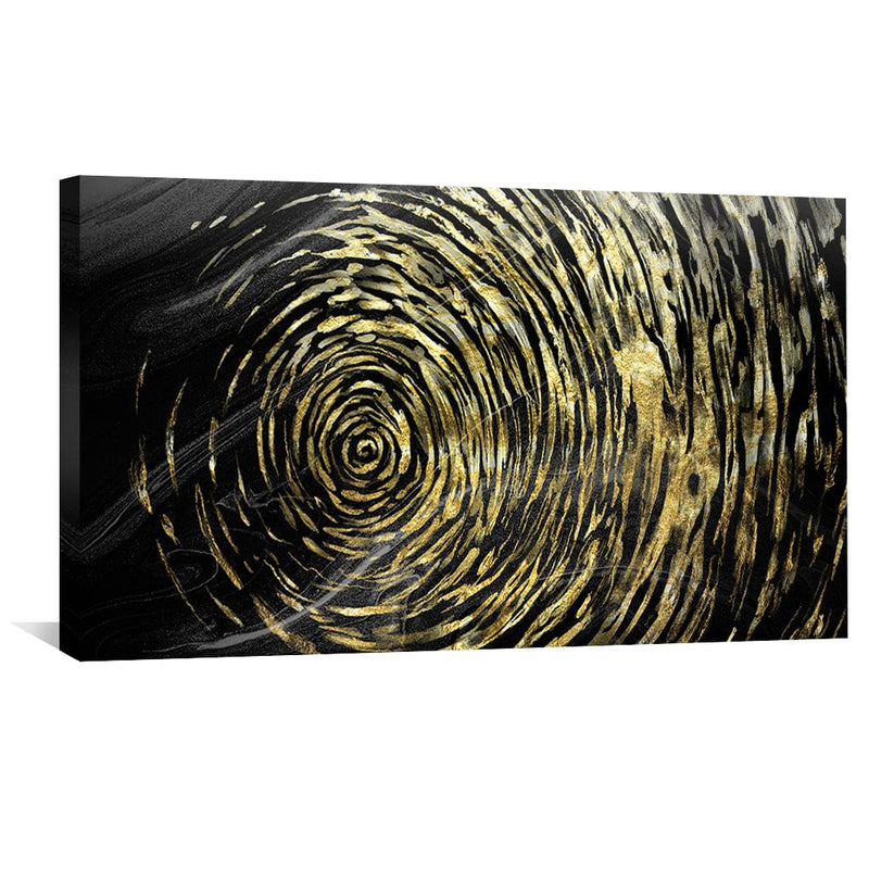 Golden Vortex Canvas