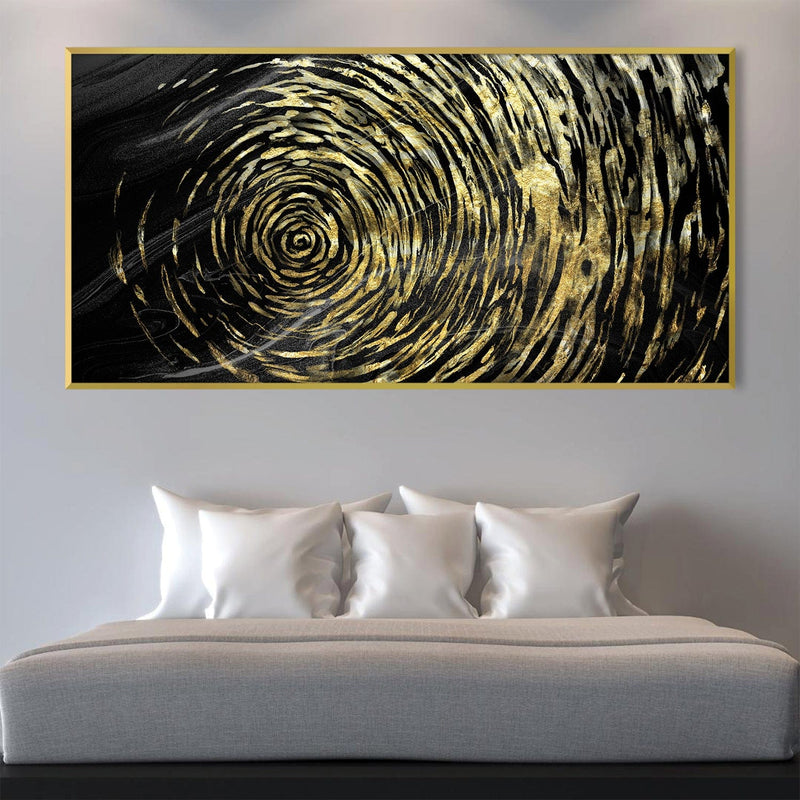 Golden Vortex Canvas