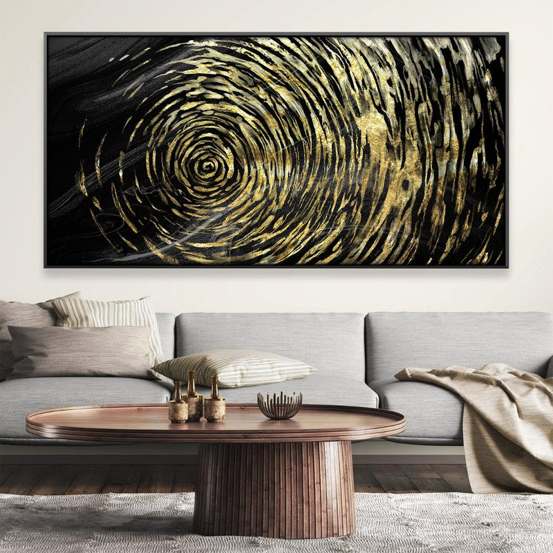 Golden Vortex Canvas