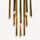 GobekUsa Crystal Water Drop Ceiling Chandelier for Classic Living Room Decor
