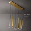 GobekUsa Crystal Water Drop Ceiling Chandelier for Classic Living Room Decor