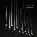 GobekUsa Crystal Water Drop Ceiling Chandelier for Classic Living Room Decor