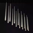 GobekUsa Crystal Water Drop Ceiling Chandelier for Classic Living Room Decor
