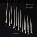 GobekUsa Crystal Water Drop Ceiling Chandelier for Classic Living Room Decor