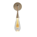 GobekUsa Golden Water Droplets Crystal Wall Lights for Bedroom, Stairs, Restaurant