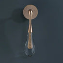 GobekUsa Golden Water Droplets Crystal Wall Lights for Bedroom, Stairs, Restaurant