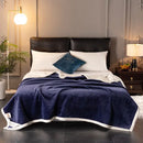 GobekUsa Double-Layer Velvet Sofa Blanket: Luxuriously Warm & Skin-Friendly