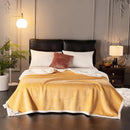 GobekUsa Double-Layer Velvet Sofa Blanket: Luxuriously Warm & Skin-Friendly