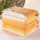 GobekUsa Double-Layer Velvet Sofa Blanket: Luxuriously Warm & Skin-Friendly
