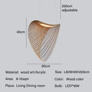 GobekUsa Bamboo Pendant Light Chandelier for Living Room Dining Kitchen Décor