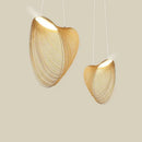 GobekUsa Bamboo Pendant Light Chandelier for Living Room Dining Kitchen Décor