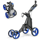 Golf Push Pull Cart with Foot Brake by LJGDeals