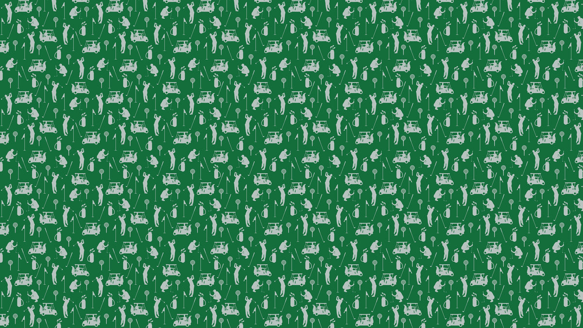 Golf Pattern Green Wallpaper Mural. #6746, photo 13 of 17