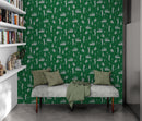 Golf Pattern Green Wallpaper Mural.
