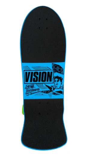 Vision Mark Gonzales Original MG Blue 10" Complete Skateboard