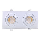 Goodlite Flarion G-01222 4" 26W LED 2 Head Rotating Gimbal Selectable CCT