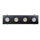 Goodlite Flarion G-01324 4" 48W LED 4 Head Rotating Gimbal Selectable CCT