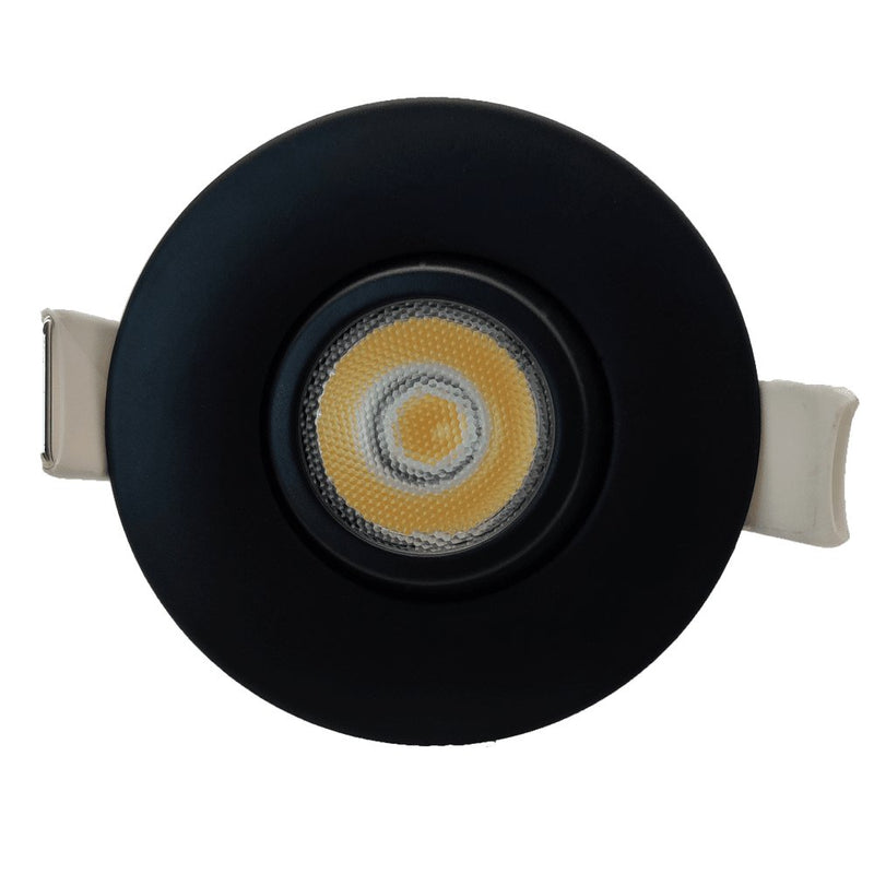 Goodlite G-19834 2" 5W LED Black Gimbaled Round Spotlight Selectable CCT