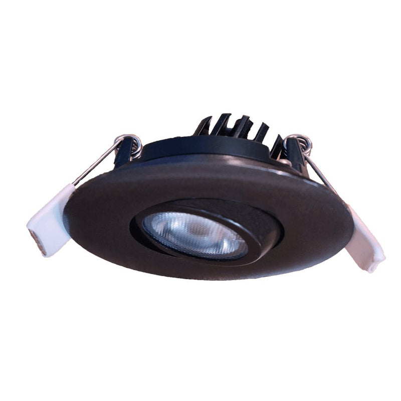 Goodlite G-19836 2" 5W LED Bronze Gimbaled Round Spotlight Selectable CCT