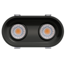 Goodlite G-23312 3" 14W 2 Head Oval Trim Gimbal Selectable CCT