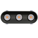 Goodlite G-23313 3" 23W 3 Head Oval Trim Gimbal Selectable CCT