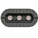 Goodlite G-23333 3" 23W 3 Head Oval Trimless Gimbal Selectable CCT