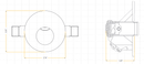 Goodlite G-48200 5W Round Clip In LED Step Light Selectable CCT