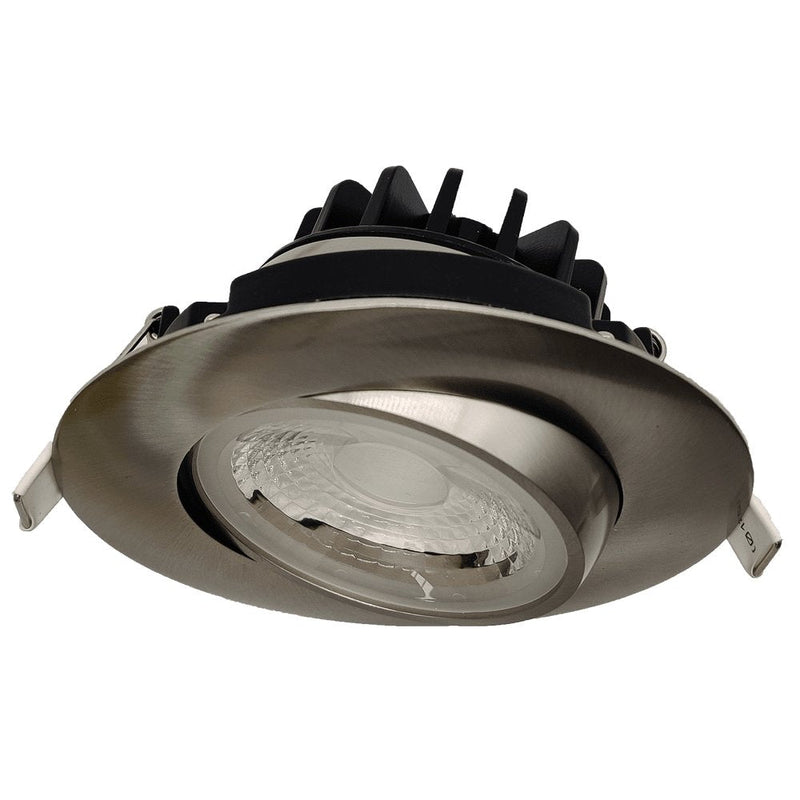 Goodlite G-48358 4" 14W LED Recessed Gimbaled Downlight Selectable CCT Brushed Nickel