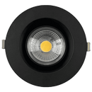 Goodlite G-48366 14W LED 4" Gimbaled Downlight Selectable CCT Black