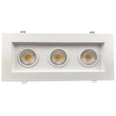Goodlite G-48443 3.5″ 42W 3 Head Gimbal Spotlight Selectable CCT