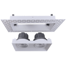 Goodlite G-95624 3.5″ 28W 2 Head Gimbal Trimless Spotlight Selectable CCT