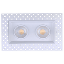 Goodlite G-95624 3.5″ 28W 2 Head Gimbal Trimless Spotlight Selectable CCT
