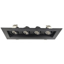 Goodlite G-97125 3″ Multiple Spotlight 30W 4 Head LED Gimbal Selectable CCT Black