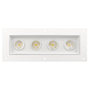 Goodlite G-97126 3″ 30W 4 Head Gimbal Trimless Spotlight Selectable CCT
