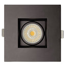 Goodlite G-97326 11W LED 3" Square Regressed Gimbal High Output Downlight Selectable CCT Black