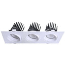 Goodlite Pura G-98723 3.5" 60W LED 3 Head Gimbal Selectable CCT/Wattage