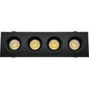 Goodlite Pura G-98729 3.5" 80W LED 4 Head Gimbal Selectable CCT/Wattage