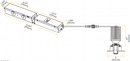 Goodlite Saturn G-25121 2" 14W LED Regressed Square Gimbaled Spotlight Selectable CCT/Wattage