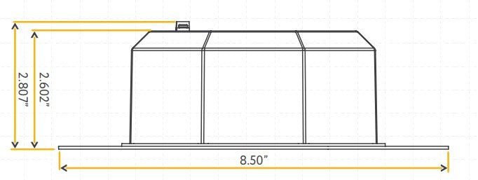 Goodlite Silent G-11120 1" 15W LED  Trimless Module Selectable CCT