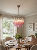 Gorgeous Murano Quadriedri Prisms Chandelier