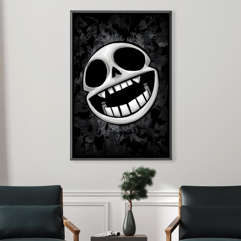 Gorillaz Skull Canvas